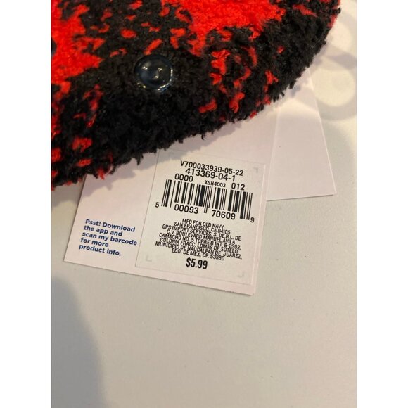 Old Navy Womens 100% Cotton Buffalo Plaid Flannel Pajama Shorts & Matching Socks - Picture 9 of 10